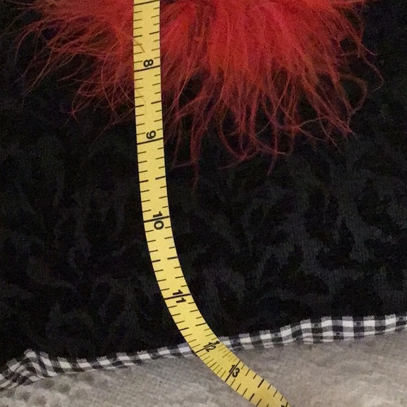 ONE OF A KIND HAND MADE PILLOW BLK NWOT - Picture 7 of 8